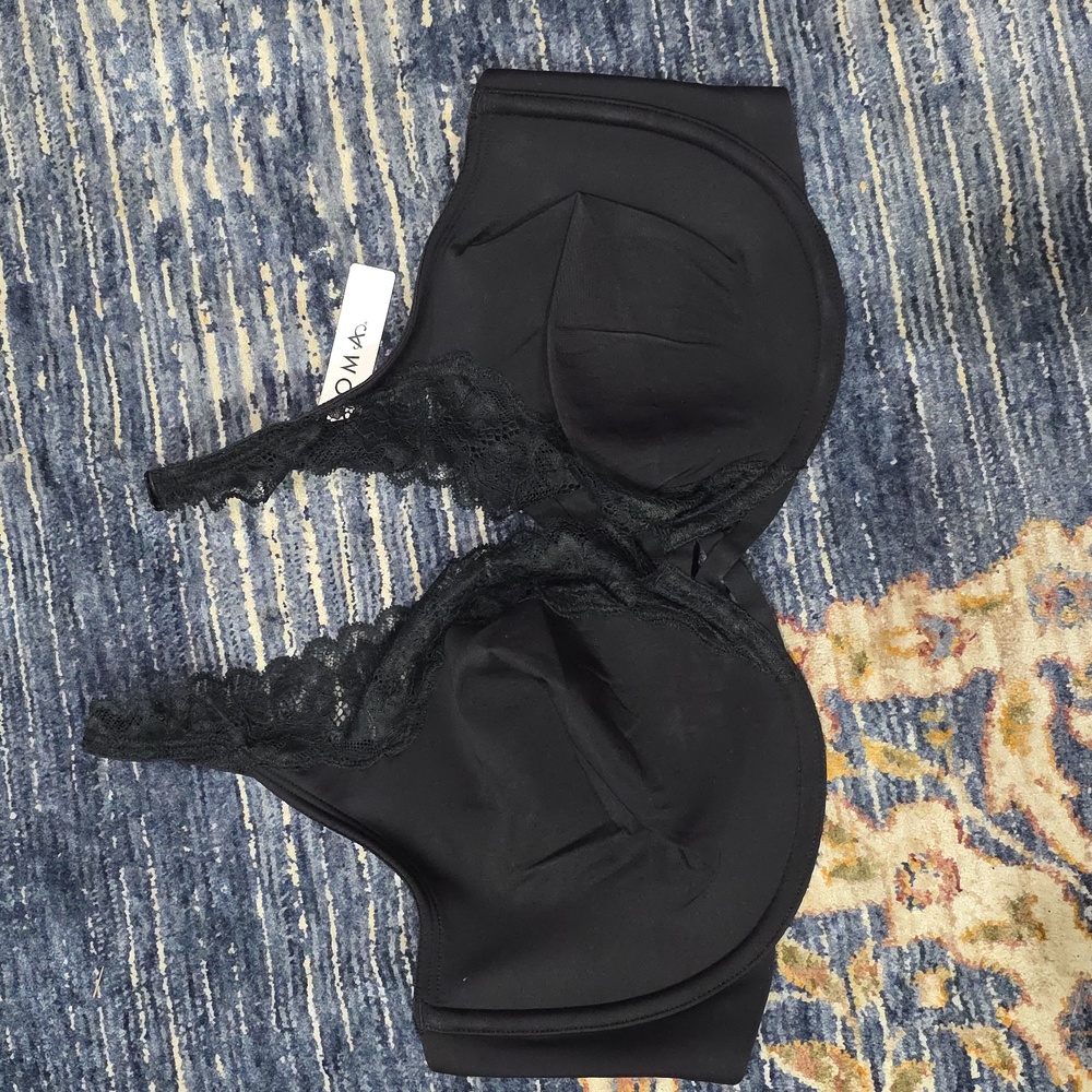 Soma Black Lace Detail Bra